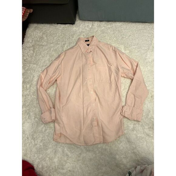 J. Crew Oxford Dress Shirt Slim Pink size M - Picture 1 of 3